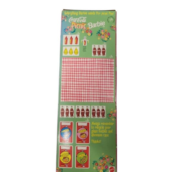 1997 Barbie Doll Coca Cola Picnic Special Edition Mattel #10926 NEW Sealed Box - Picture 7 of 8